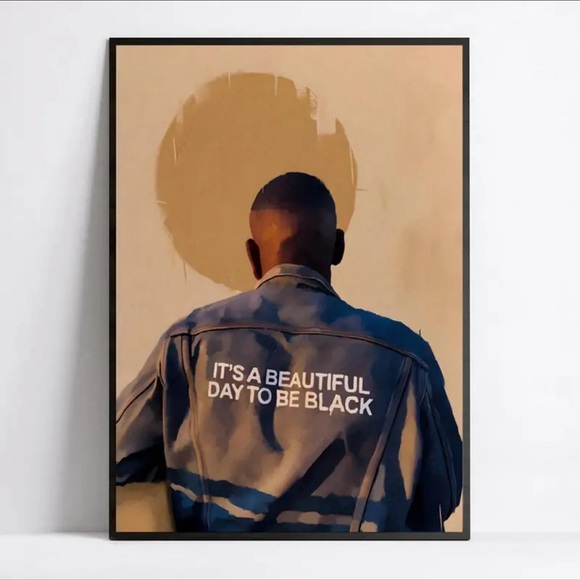 New Beautiful to Be Black African Canvas Print 😍l Unframed 16x24 inch - Picture 2 of 4